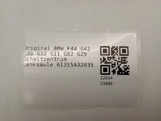 Original BMW F44 G42 G30 G32 G11 G02 G29 Schaltzentrum Lenksäule 61315A32035 - Bild 8