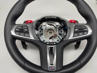 BMW G30 G05 G06 G11 M Power Steeringwhell Sportlenkrad Leder Paddels red  Vibro - Bild 5