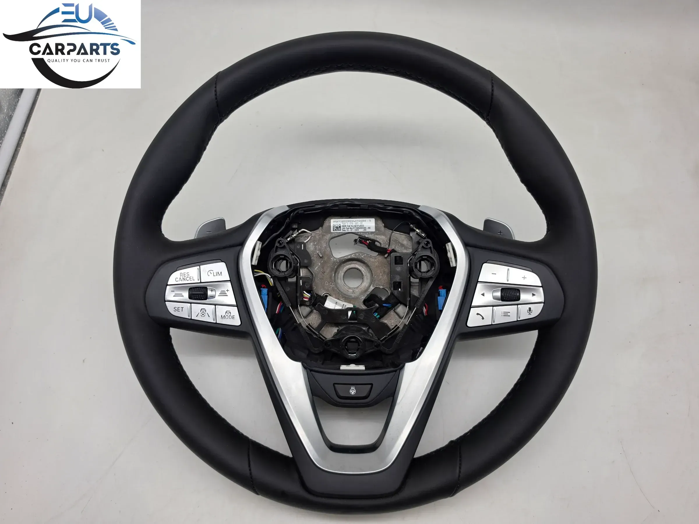 BMW X4 X3 G01 + LCI G02 + LCI Sportlenkrad Leder Schaltwippen Vibration Heizung - Bild 1