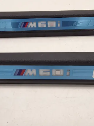 Original G05 G06 G07 SET Einstiegsleiste Einleger Einstieg vorne M60i 5A60665 - Bild 2
