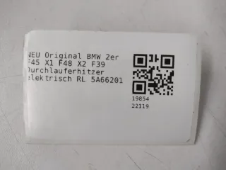 NEU Original BMW 2er F45 X1 F48 X2 F39 Durchlauferhitzer elektrisch RL 5A66201 - Bild 8