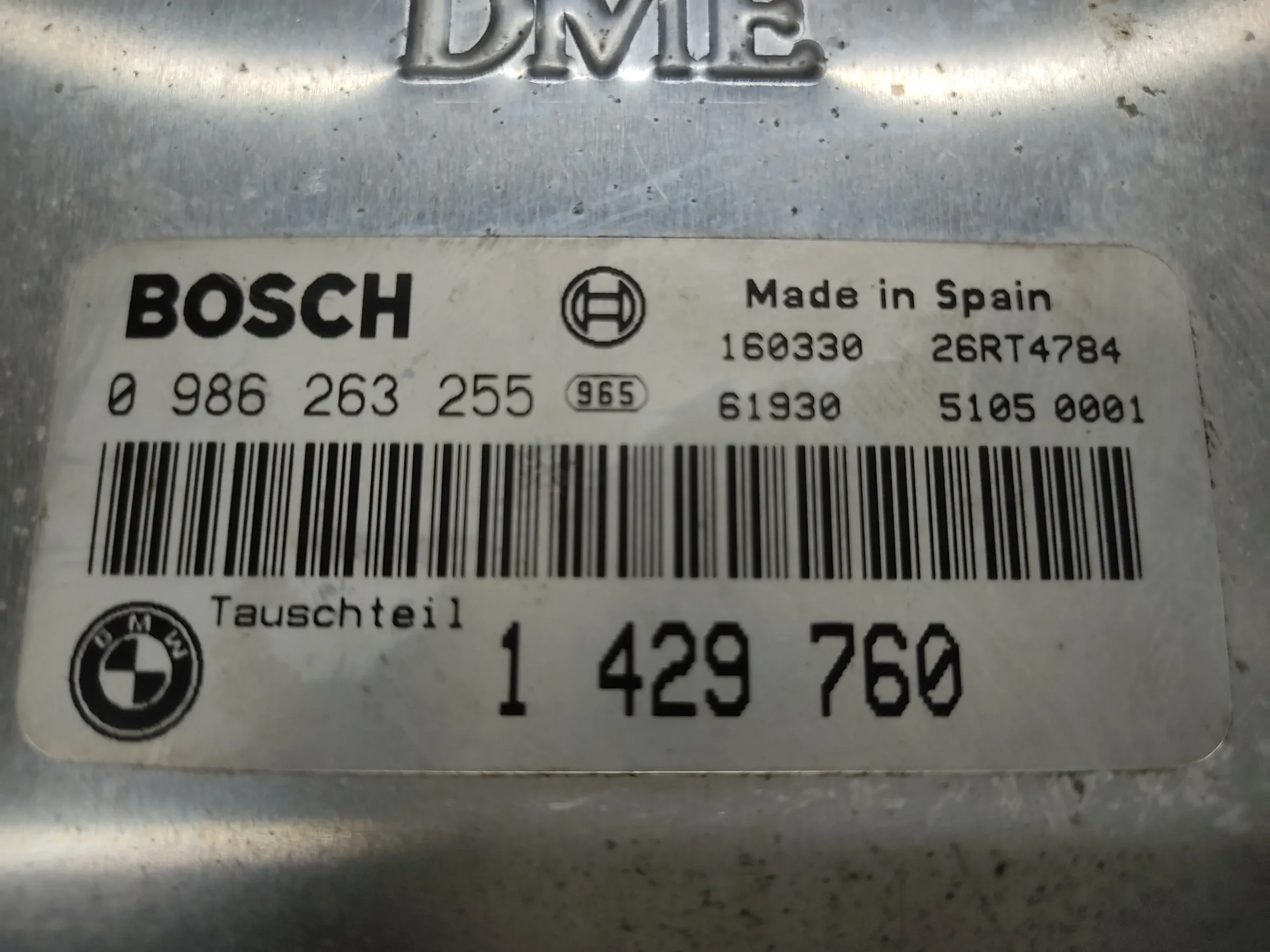 Original BMW E36 base control unit DME 12140028578 | eBay